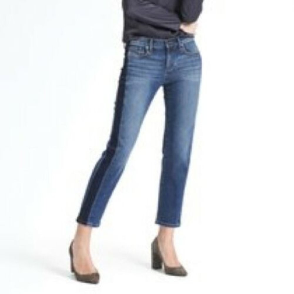 Blank NYC Crop Girlfriend Denim Jeans Size 28